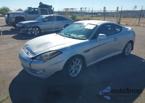 2007 Hyundai Tiburon Gt/Gt Limited/Se from USA, damaged, VIN KMHHN66F37U249409